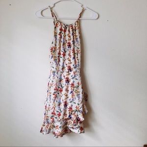 Super down Ciara floral ruffle dress